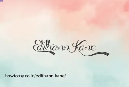 Edithann Kane