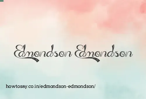 Edmondson Edmondson
