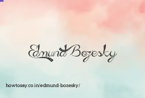 Edmund Bozesky
