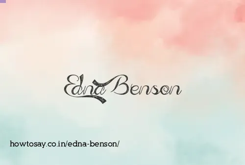 Edna Benson
