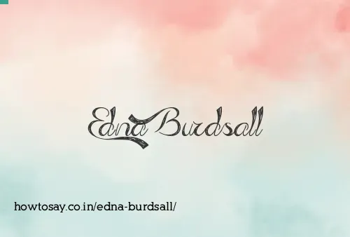 Edna Burdsall