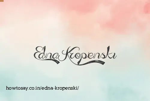 Edna Kropenski