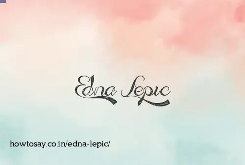 Edna Lepic