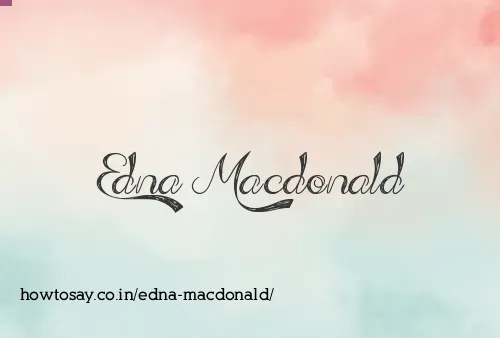 Edna Macdonald