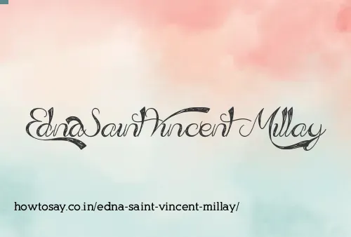 Edna Saint Vincent Millay