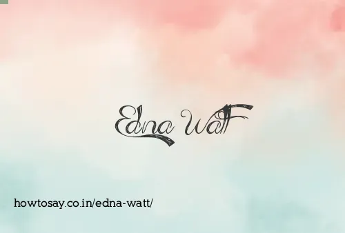 Edna Watt