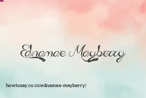 Ednamae Mayberry