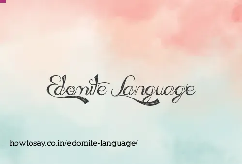 Edomite Language