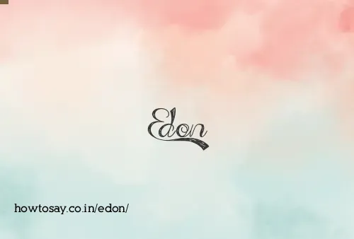 Edon