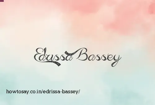 Edrissa Bassey