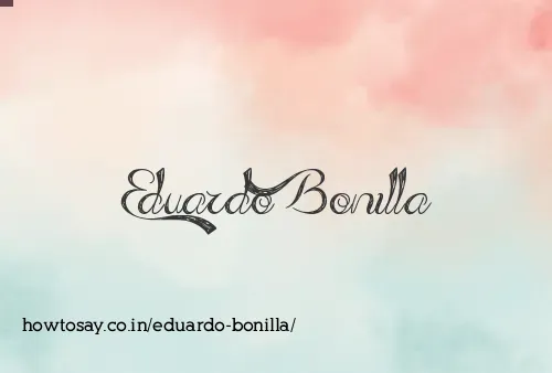 Eduardo Bonilla