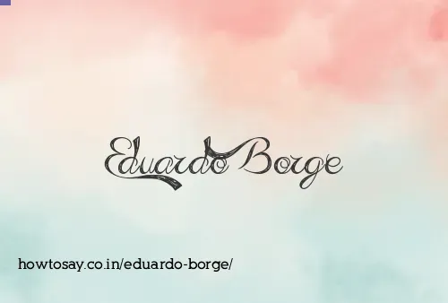 Eduardo Borge