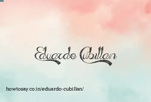 Eduardo Cubillan