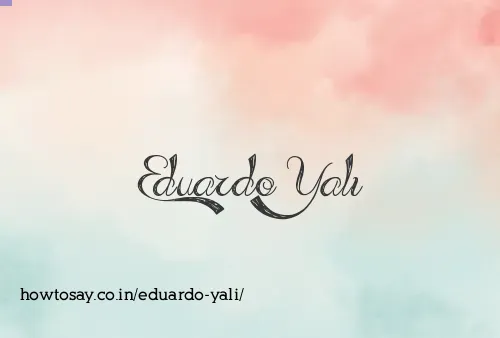 Eduardo Yali
