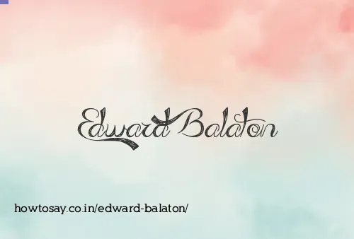 Edward Balaton