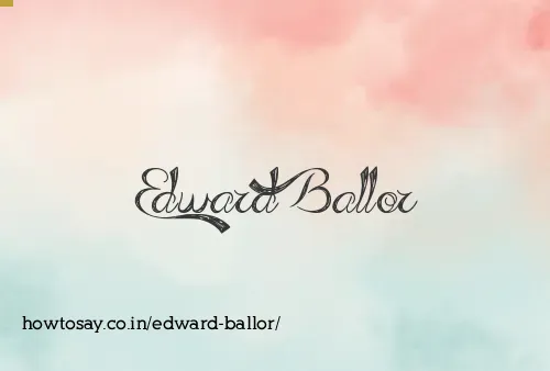 Edward Ballor