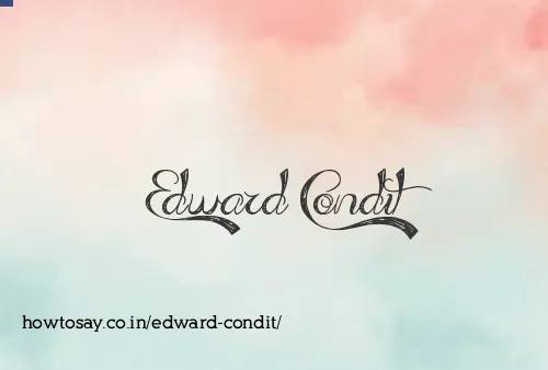 Edward Condit