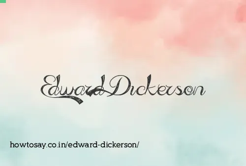 Edward Dickerson