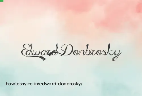 Edward Donbrosky