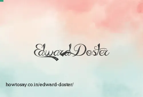 Edward Doster
