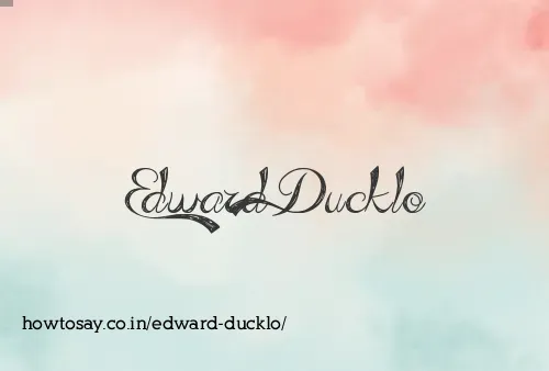 Edward Ducklo
