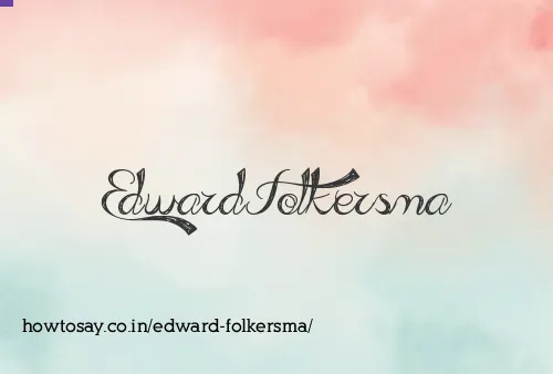 Edward Folkersma