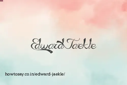 Edward Jaekle