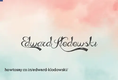 Edward Klodowski