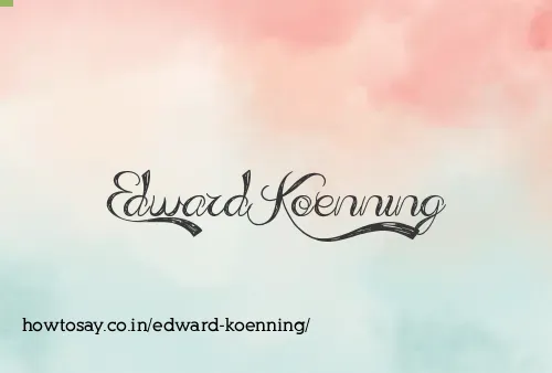 Edward Koenning