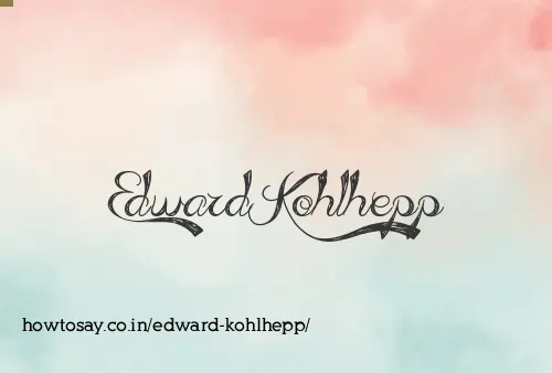 Edward Kohlhepp