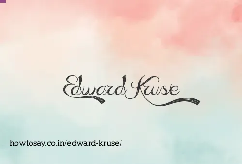 Edward Kruse