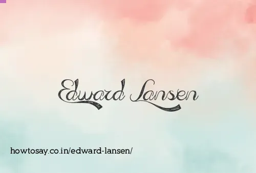 Edward Lansen