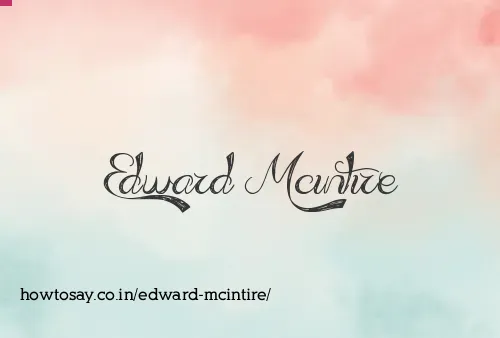 Edward Mcintire