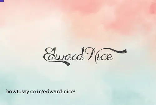 Edward Nice