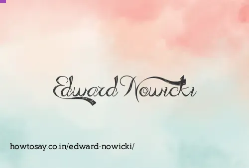 Edward Nowicki