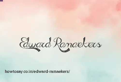 Edward Ramaekers
