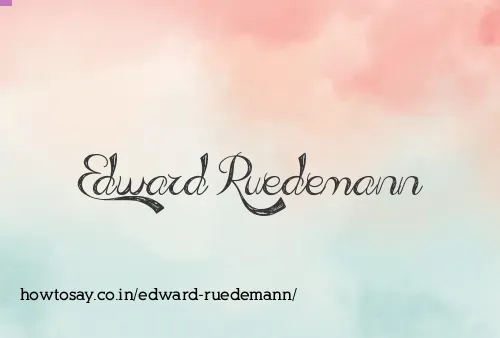 Edward Ruedemann