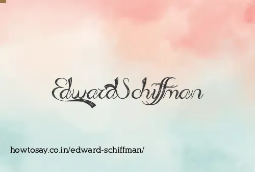 Edward Schiffman