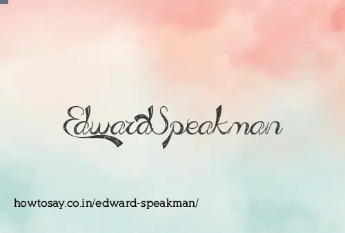 Edward Speakman