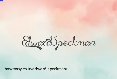 Edward Speckman