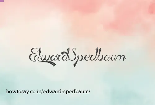 Edward Sperlbaum