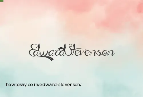 Edward Stevenson
