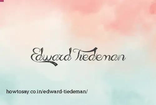 Edward Tiedeman
