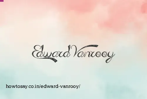 Edward Vanrooy