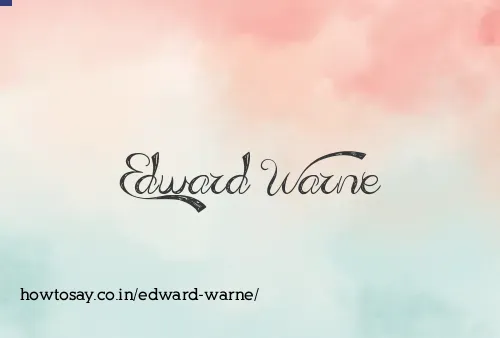 Edward Warne