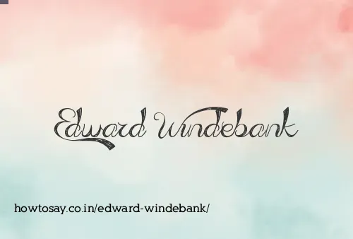 Edward Windebank