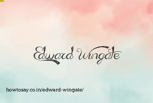 Edward Wingate