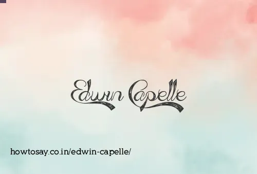 Edwin Capelle