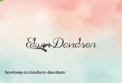 Edwin Davidson