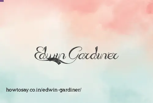 Edwin Gardiner